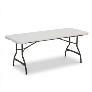 Rectangle Table 6FT rental, event planning, party supplies, equipment rental, celebration, party rentals near me, professional setup