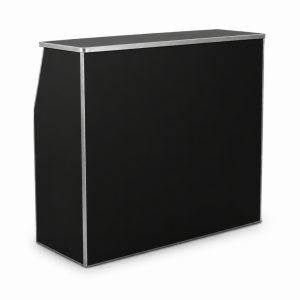 Portable Black Bar 4FT rental, event planning, party supplies, equipment rental, celebration, party rentals near me, professional setup