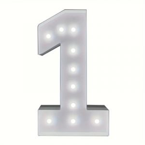 Marquee Number 1 4Ft