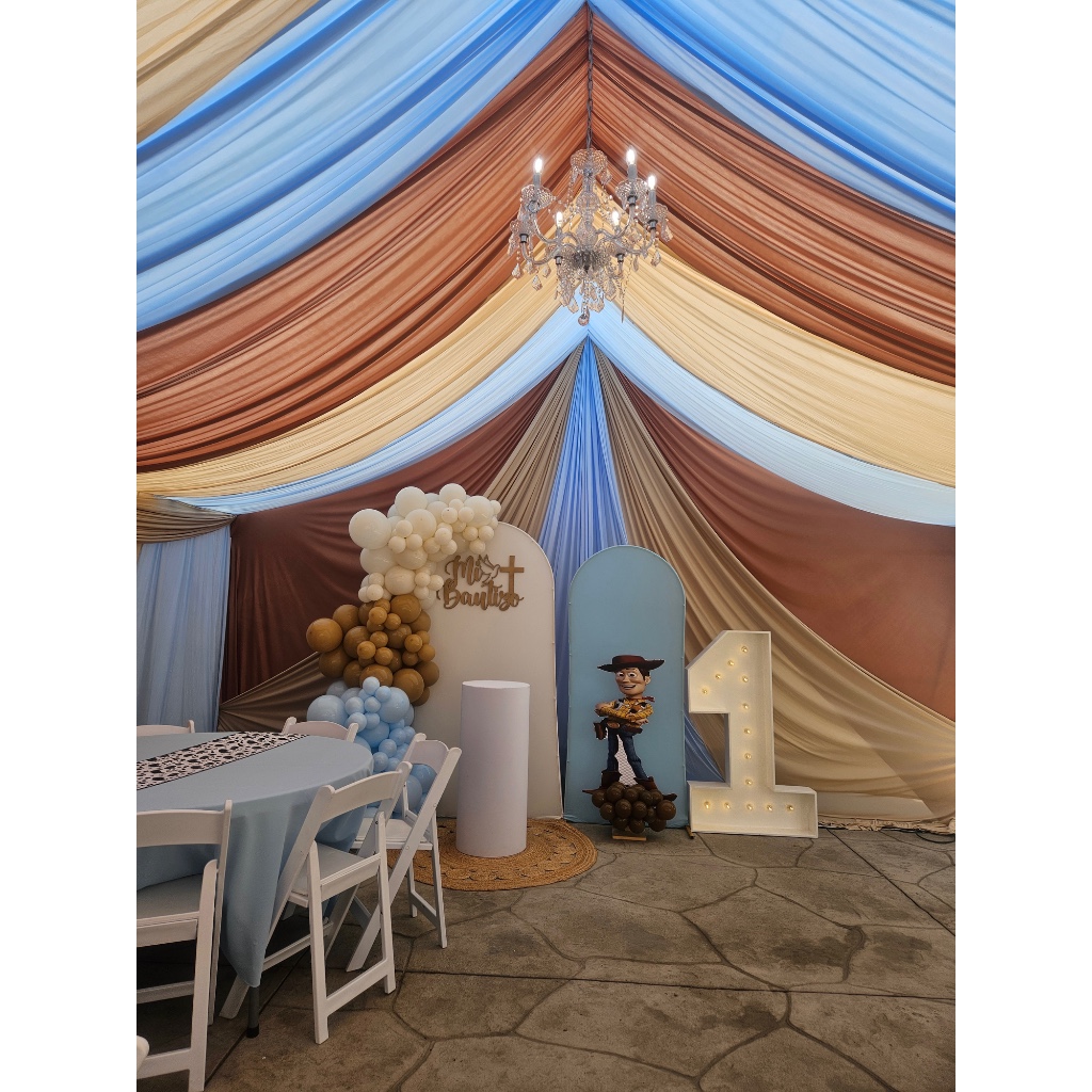 Marquee number and event equipment setup by PRZ Party Rentals